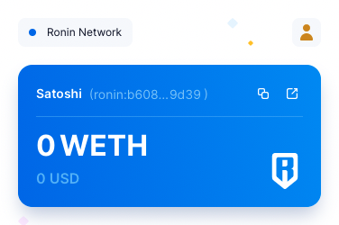Wallet ronin Welcome to